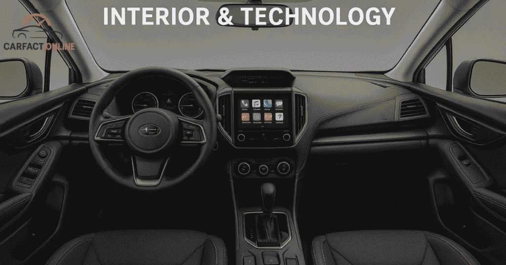 Crosstrek cabin with 11.6-inch STARLINK Multimedia Plus screen displaying Apple CarPlay.